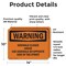 Signmission Sidewalk Closed Ahead Use Sidewalk On Opposite OSHA Warning Sign, Vinyl Decal, 14in W x 10in L, 2PK OS-2PACK-WS-D-1014-L-12398 - alternate 6